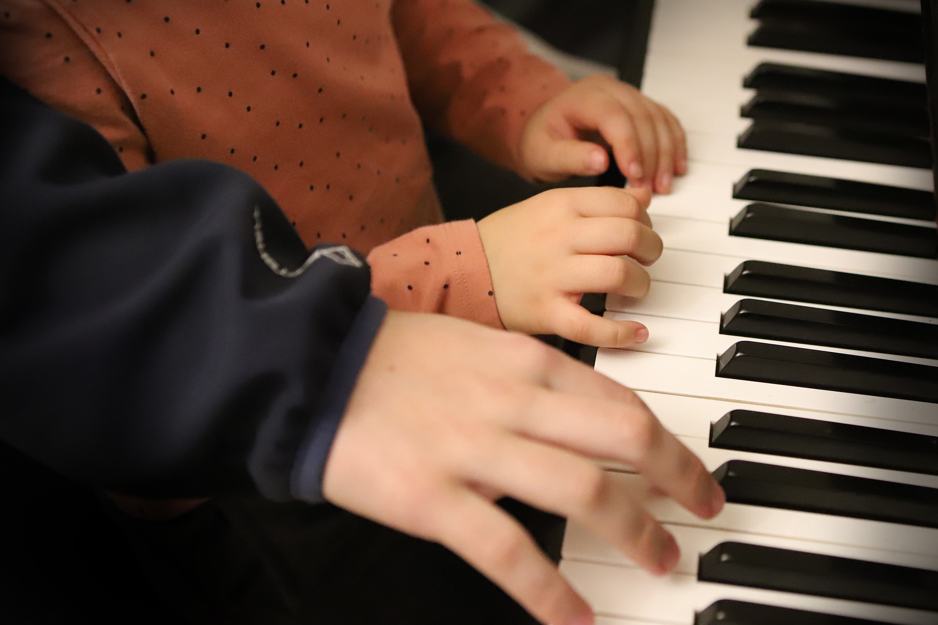 Young Piano Student